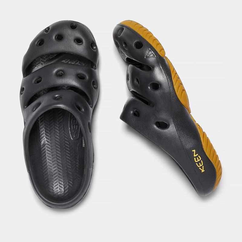 Keen Yogui Mens Sandals Black Discount (6194-DHQMG)